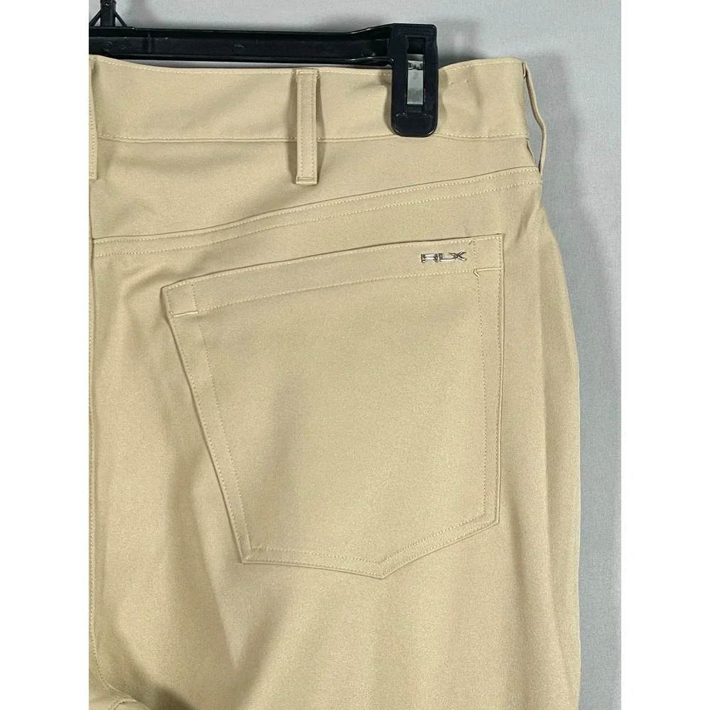 RLX Ralph Lauren Mens Active‎ Fit Golf Pants Khaki Tan 36x32 (Act 38x32)